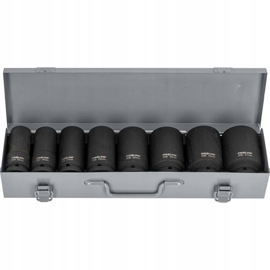 Slagdoppen 3/4" 8-delig CrMo 22-41mm, 90mm lengte