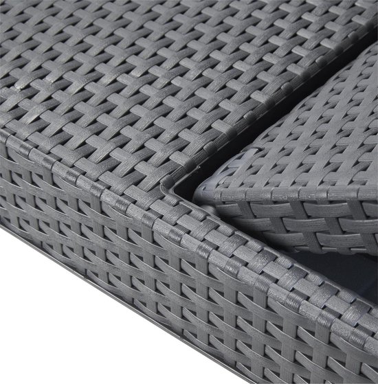 Allibert Jaipur Ligbed – 187,5x58x29cm – Grafiet