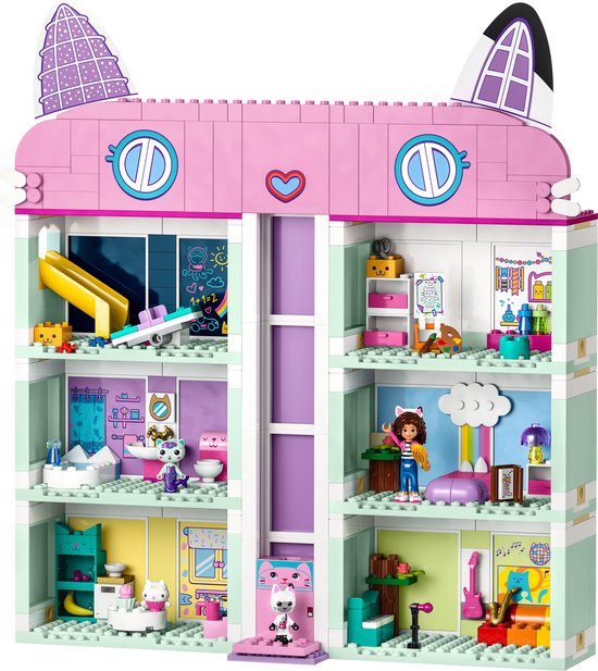 LEGO Gabby's poppenhuis Gabby's poppenhuis Speelgoed Speelgoed met 4 Minifiguren en Accessoires voor Kinderen 4+ - 10788