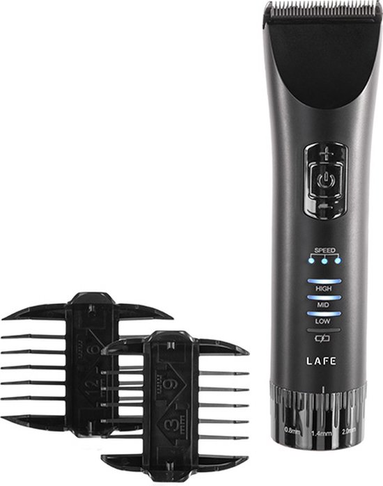 MasterTrim Haar- en Baardtrimmer - Tondeuse Mannen Pro - Trimmer voor Hoofd & Baard - 2 Opzetstukken 4 Standen - Zwart