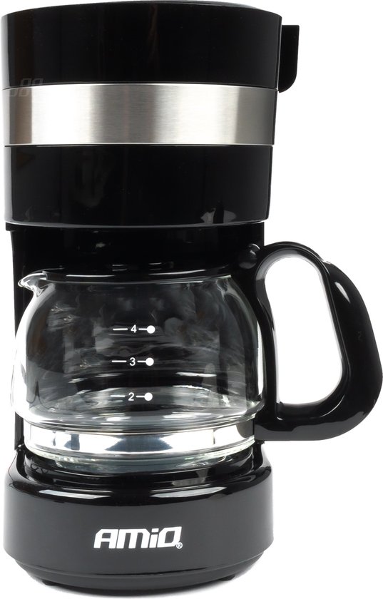 AMiO Koffiezetapparaat Auto Koffiezetter met Koffiekan (24v/250w) Zwart met Autostekker Sigarettenaanstekerplug