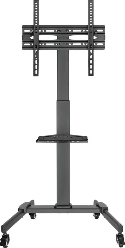 Cabletech Verrijdbare TV Standaard statief - Draaibaar - Hoogte instelbaar - Televisiebeugel - 32- 55 inch - max belastbaar gewicht 35 Kg - Ideaal voor thuis, kantoor presentaties