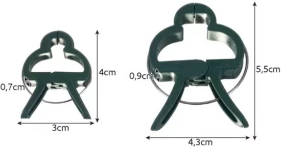 Gardlov Plantenclips Set van 108 - Perfecte Ondersteuning voor Uw Tuin
