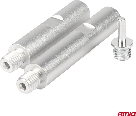 AMiO Auto Polijst Schijven Complete Set (15 stuks) Rood-Geel-Zwart