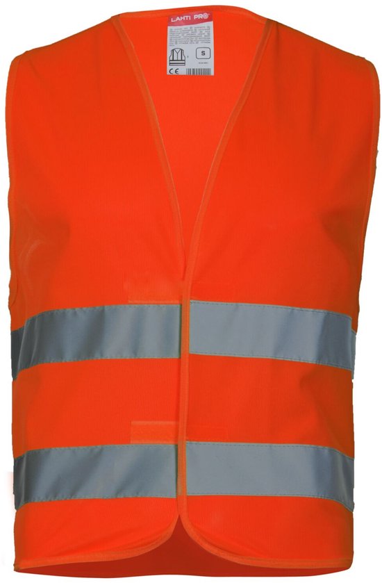 Lahti Pro Veiligheidsvest Oranje Maat M - Zichtbaarheid & Veiligheid