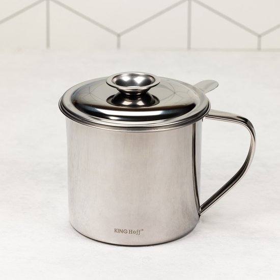 Kinghoff 1726 - Oliecontainer - 1.2 liter - met filter