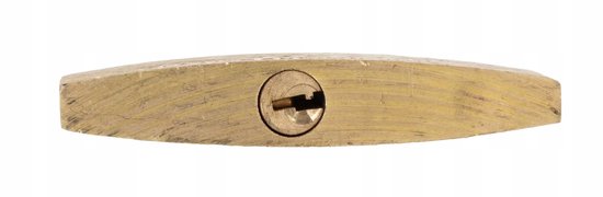 MEGA Messing Hangslot 63mm - Skin Pack - 3 Sleutels