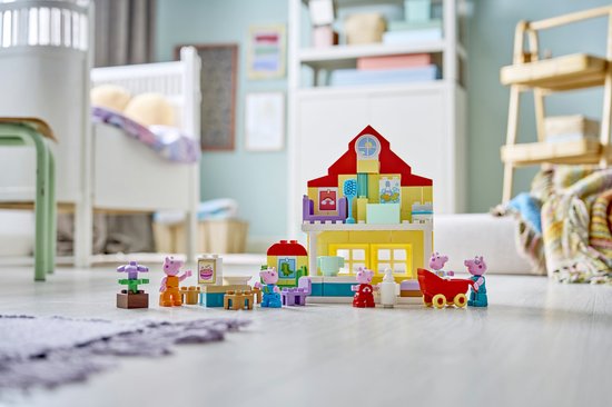 LEGO DUPLO - Peppa Big Familiehuis Dieren Speelgoed voor Peuters met Poppenhuis - 10467