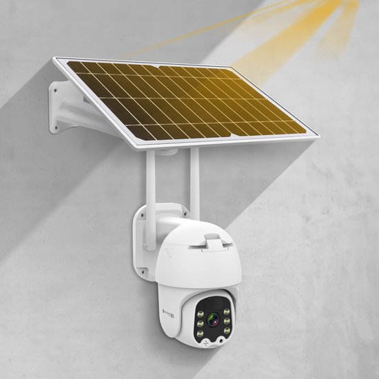 Kruger&Matz Connect C90 - Beveiligingscamera - Zonne-energie - IP65 - WiFi