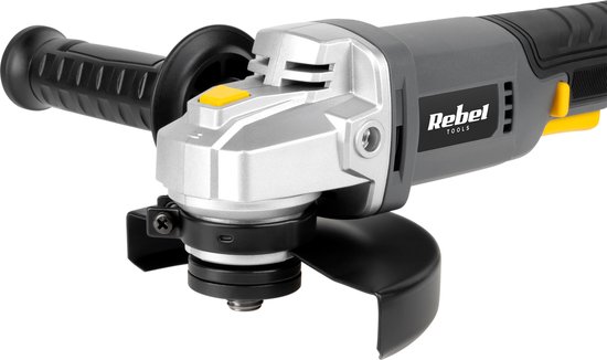 Rebel Rb1022 Serie - Accu-hoekslijper - 20V - 125mm - Ergonomische Handgreep