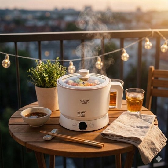 Multicooker 1L – Multifunctionele Elektrische Kookpot – 4 Standen – Adler AD6422