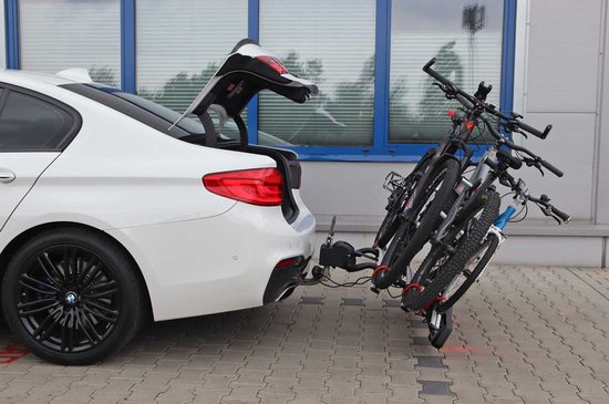 Fietsen drager - 3 fietsen - kantelbaar - 13 Polig stekker - Trekaak fietsendrager