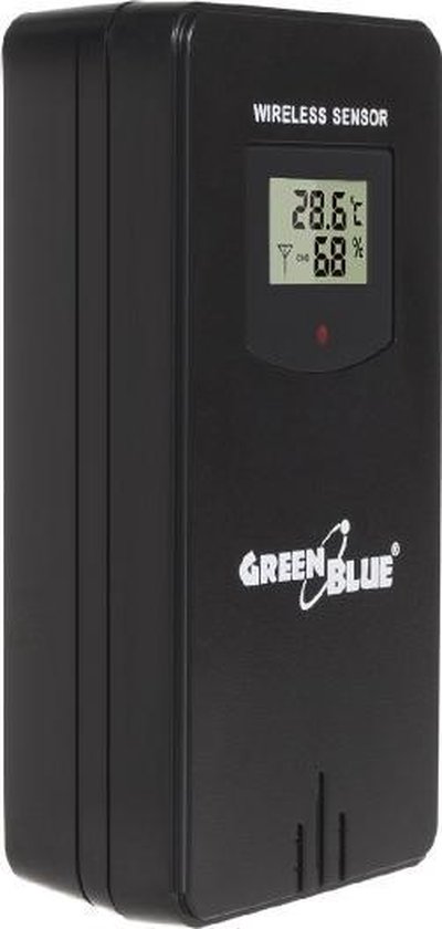 Draadloos weerstation met DCF-systeem - GreenBlue GB526