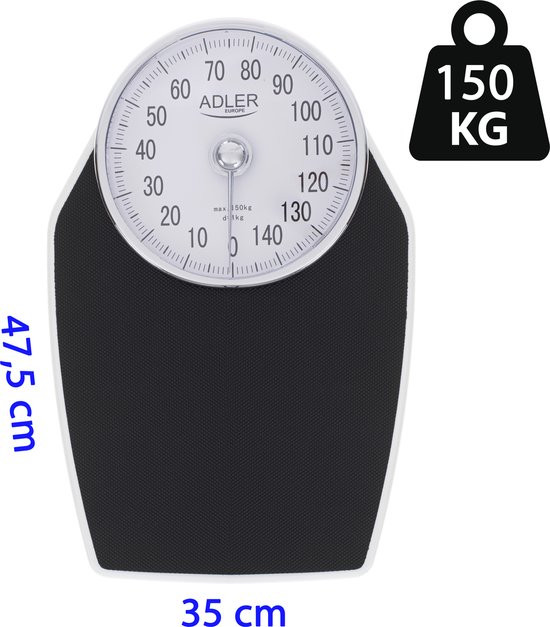 Adler AD 8177 - Mechanische personenweegschaal - 150 kg