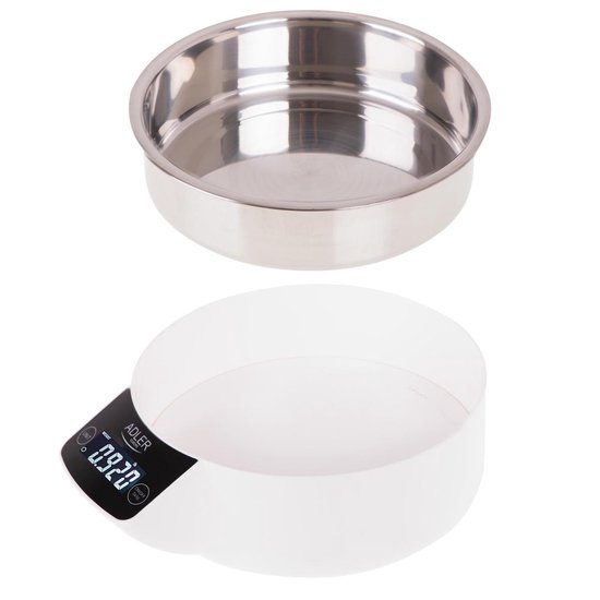 Adler AD3166 - keukenweegschaal met ingebouwde kom / 900ml