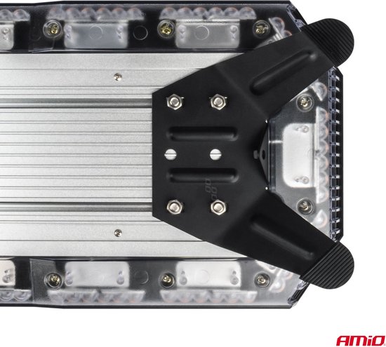 AMIO Stroboscoop Zwaailicht LED Waarschuwingslichtbar 156 LED 1168mm Oranje - Professionele Signaalverlichting met 51 Lichtfuncties