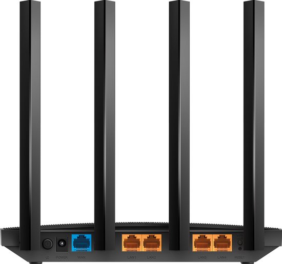 TP-Link Archer C6 - Draadloze Router - 1200 Mbps - WiFi 5 - Zwart