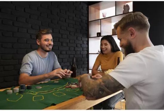 Malatec Alles-in-één Texas Poker Set - 200 Chips en Meer