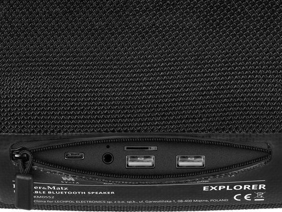 Krüger&Matz Explorer - Draagbare Bluetooth-luidspreker - Microfoon - True Wireless Stereo