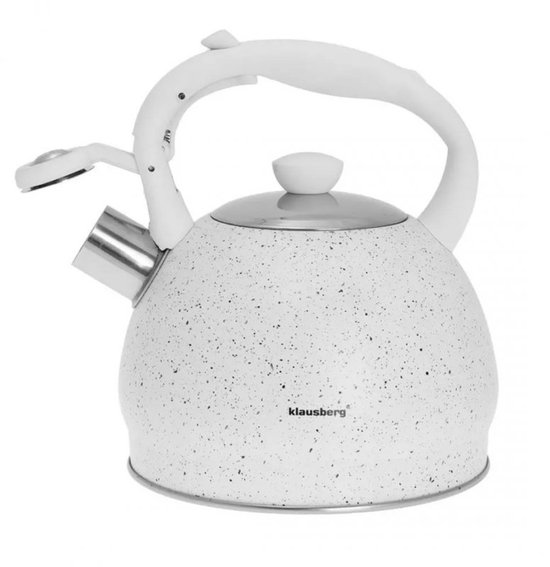 Klausberg KB-7319 fluitketel - 2L - rvs - alle warmtebronnen