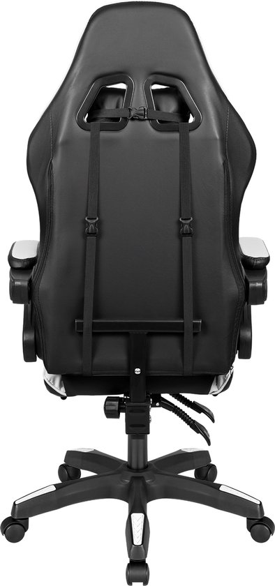 Krüger&Matz GX-150 game stoel - gaming chair - gamingstoel - zwart / wit