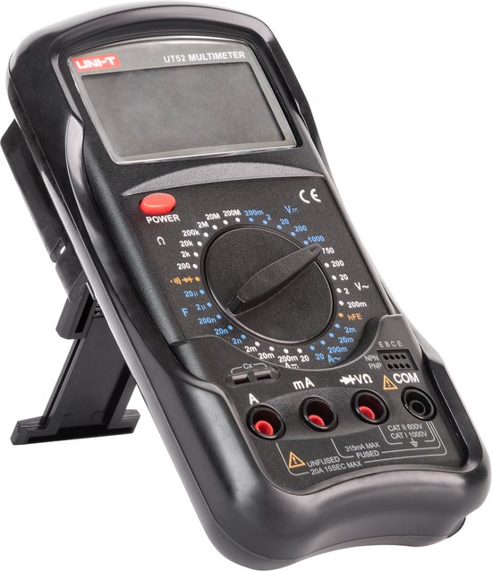 UNI-T UT52 - Multimeter - DC/AC Spanning - DC/AC Stroom - Weerstand