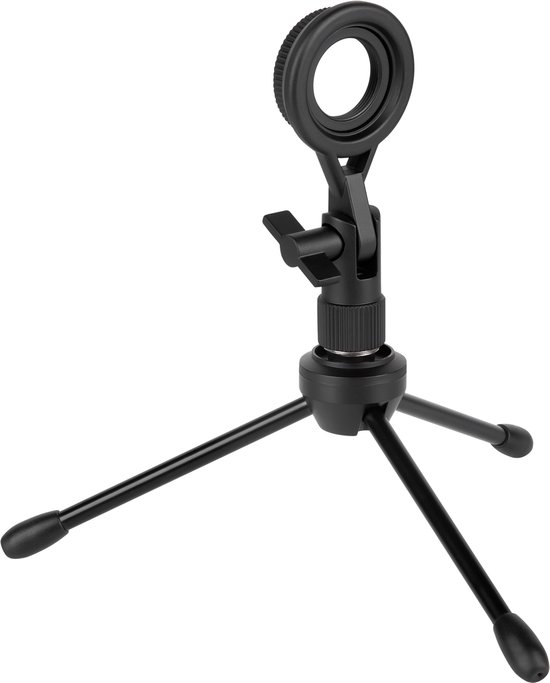 Krüger&Matz KM0765 - Warrior GV-100 Gaming en/of vlogmicrofoon, zwart
