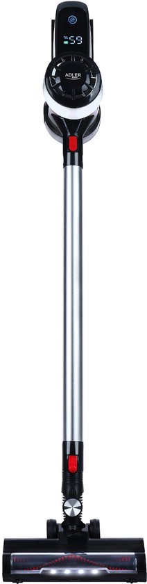 Adler AD 7048 handstofzuiger Zwart, Rood, Wit Zonder Zak