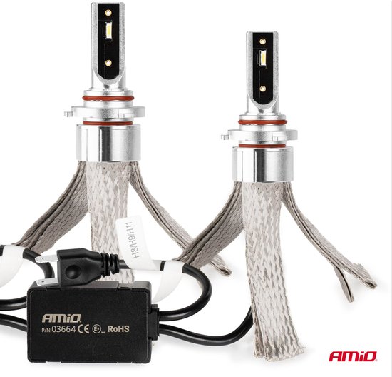 AMiO LED Mistlichten FLEX+ Serie HB3 9005/HIR1 9011/H10 canbus 6000K 12-24V Wit