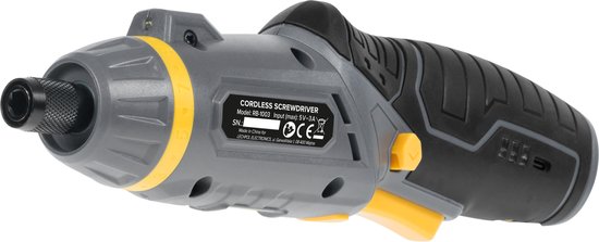 Rebel Tools RB-1003 - Accu Schroevendraaier - 4V - Magnetische Houder - 54 Bits