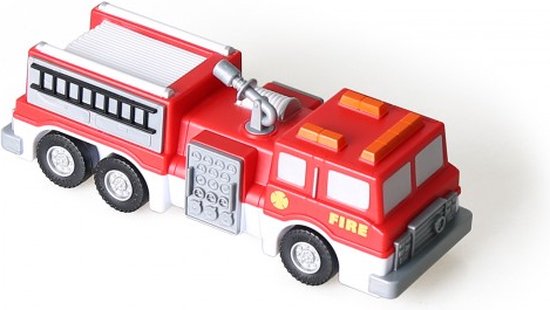 Popular Playthings Mix or Match Vehicles Fire and Rescue, Voertuigenset, 3 jaar, Rood, Wit
