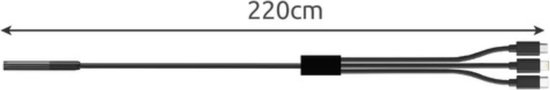 Ruhhy Endoscoop - Inspectiecamera USB - Inspectiegereedschap - 7mm kop - Flexibele HD - 2 meter Kabel - voor Android & IOS