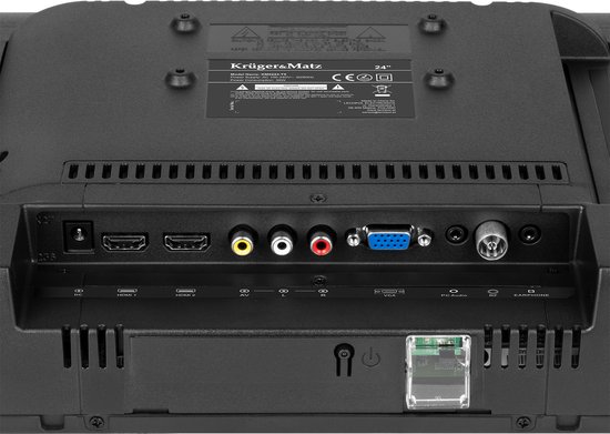 Kruger&Matz - 24" HD Televisie - DVB-T2 - H.265 HEVC