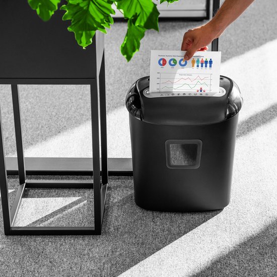 Rebel URZ0986 - Papiervernietiger - Micro-Cut - 21L Capaciteit - CD's en Kaarten