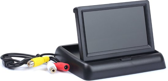 Parkeerhulpsysteem TFT02 4,3" met HD-315-LED 4 sensoren zwart "GOLD".