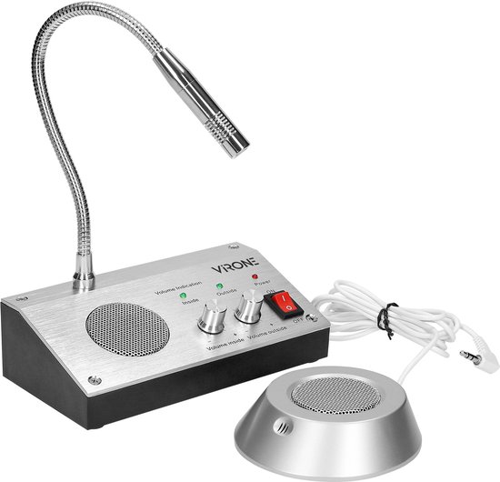SPATIUM raamintercom bekabeld systeem voor tweerichtingsspraakcommunicatie, intercom biedt spraakoproepen van hoge kwaliteit en is gemakkelijk te gebruiken, extra potentiometers zorgen voor een soepele volumeregeling