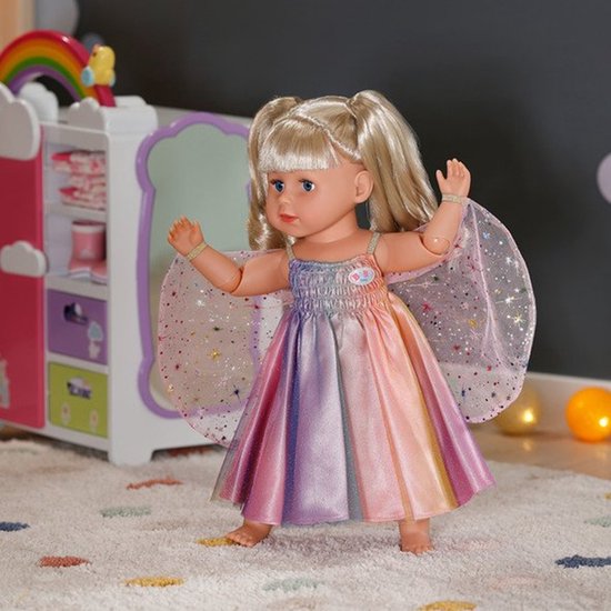 BABY born Regenboog Jurk - Poppenkleding