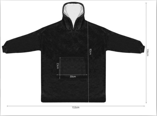 Ruhhy Hoodie Deken - Ultieme Warmte & Comfort - XXL Sherpa Deken voor Iedereen