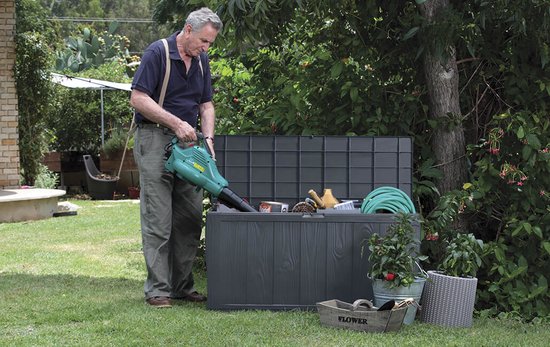 Outdoor Opbergkist - 270 liter - Bruin - Waterdicht
