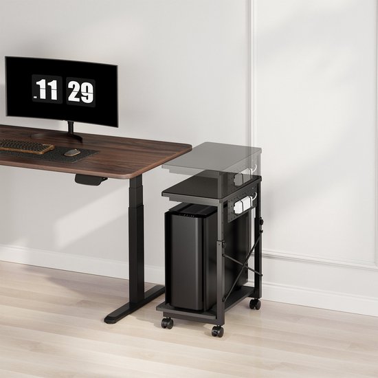 NanoRS RS430 - CPU computer trolley - Laptoptafel - max. 80kg, 550~850mm in hoogte verstelbaar