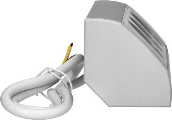 Orno Hoekstekkerdoos - 3 stopcontacten - Opbouw hoekstekkerblok met 60 cm kabel - Grijs