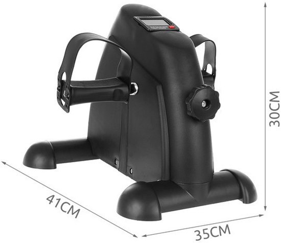 Deskbike | Stoelfiets | Compacte Hometrainer | Bureaufiets| Been- en armtrainer| Pedaaltrainer |Statisch Gym Fietspedaal met verstelbare weerstand