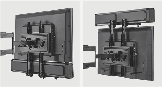 Maclean - Soundbar houder - Universele Soundbarbevestiging tot 15 kg Luidsprekerbevestiging voor montage onder TV