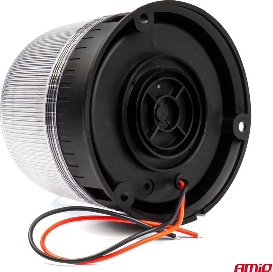 AMiO Stroboscoop Zwaailicht Waarschuwingslamp W25B 12/24V IP66 Oranje R65 R10