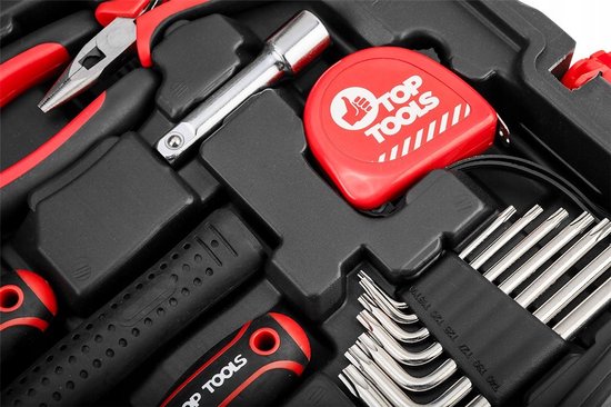 Top Tools 194-delige Gereedschapskist 1/4" & 3/8" - Compleet & Praktisch