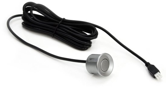AMiO Parkeerhulpsysteem LED-GRAF 4 sensor zilver