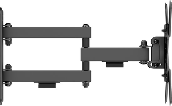 Cabletech - Universele LED TV Wandhouder - 13-43 inch - Verstelbaar - Zwart