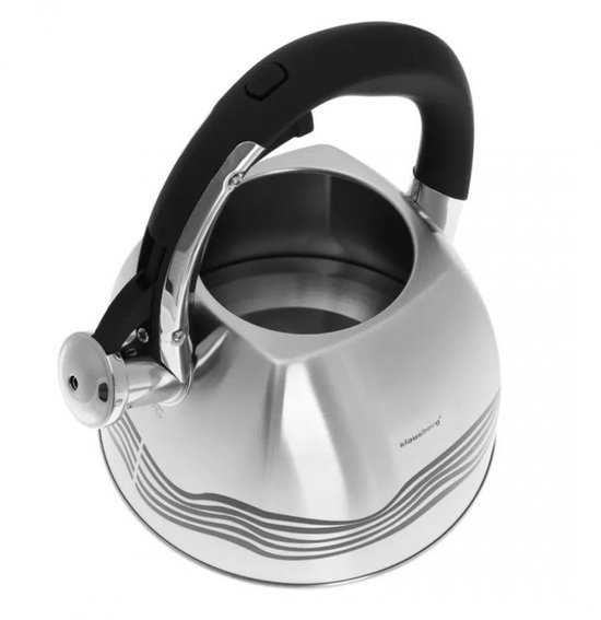 Klausberg KB-7099  fluitketel - 3L - rvs - alle warmtebronnen