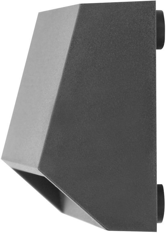 Adviti ENYE LED 1.5W - Industriële LED wandlamp - IP65 - IK08 - 4000K - 60 lm - 1.5W/230V - Antraciet