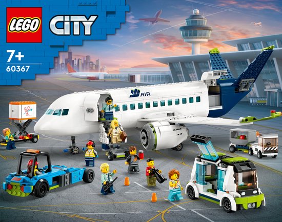 LEGO City Passagiersvliegtuig Vliegtuig Speelgoed Set - 60367